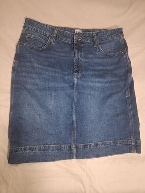 Lee Blue Denim Pencil Skirt